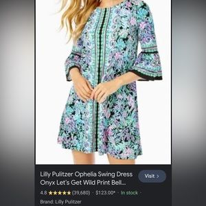 Lily Pulitzer Ophelia dress like new